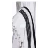 Kosher Cotton Black Mockup Tallit Cloth