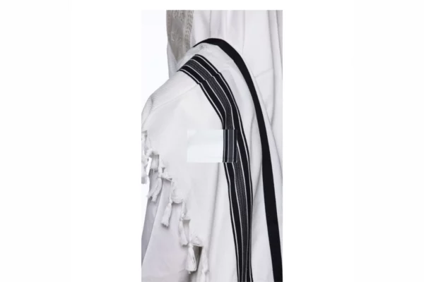 Kosher Cotton Black Mockup Tallit Cloth