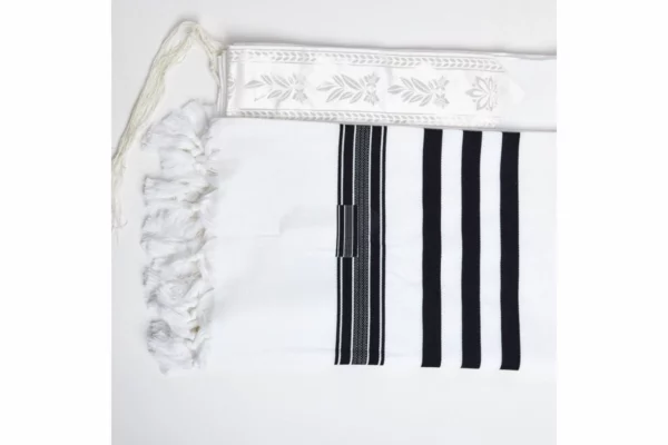 Kosher Cotton Black Tallit Cloth