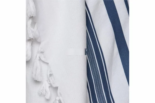 Kosher Cotton Blue Tallit Cloth 2