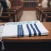 Kosher Blue Cotton Tallit Cloth