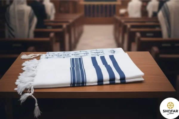 Kosher Blue Cotton Tallit Cloth