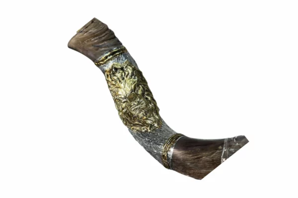 Extra Long Silver Decorated KOsher Shofar 1