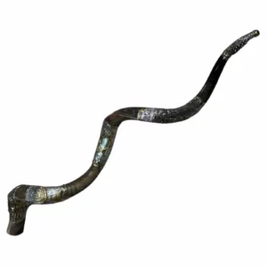 Extra Long Silver Decorated KOsher Shofar